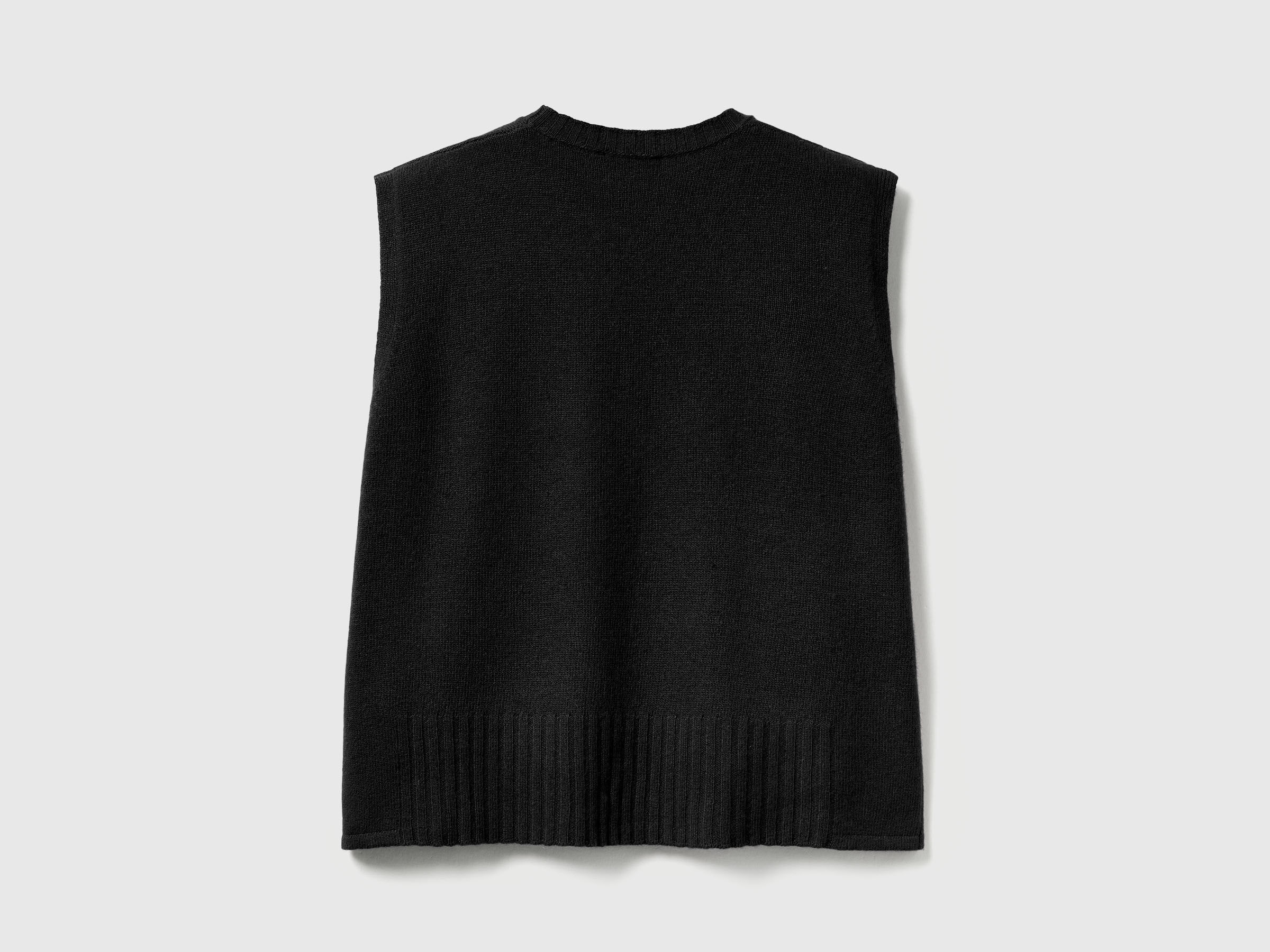 SLEEVELESS SWEATER Women image number 5